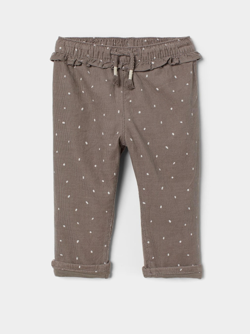 Брюки повседневные H&M модель 8730124kwer_Коричневый Фото