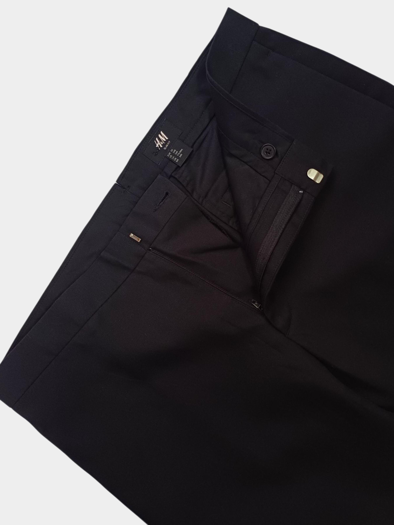Повседневные штаны H&M модель 6070847wer_Черный Фото
