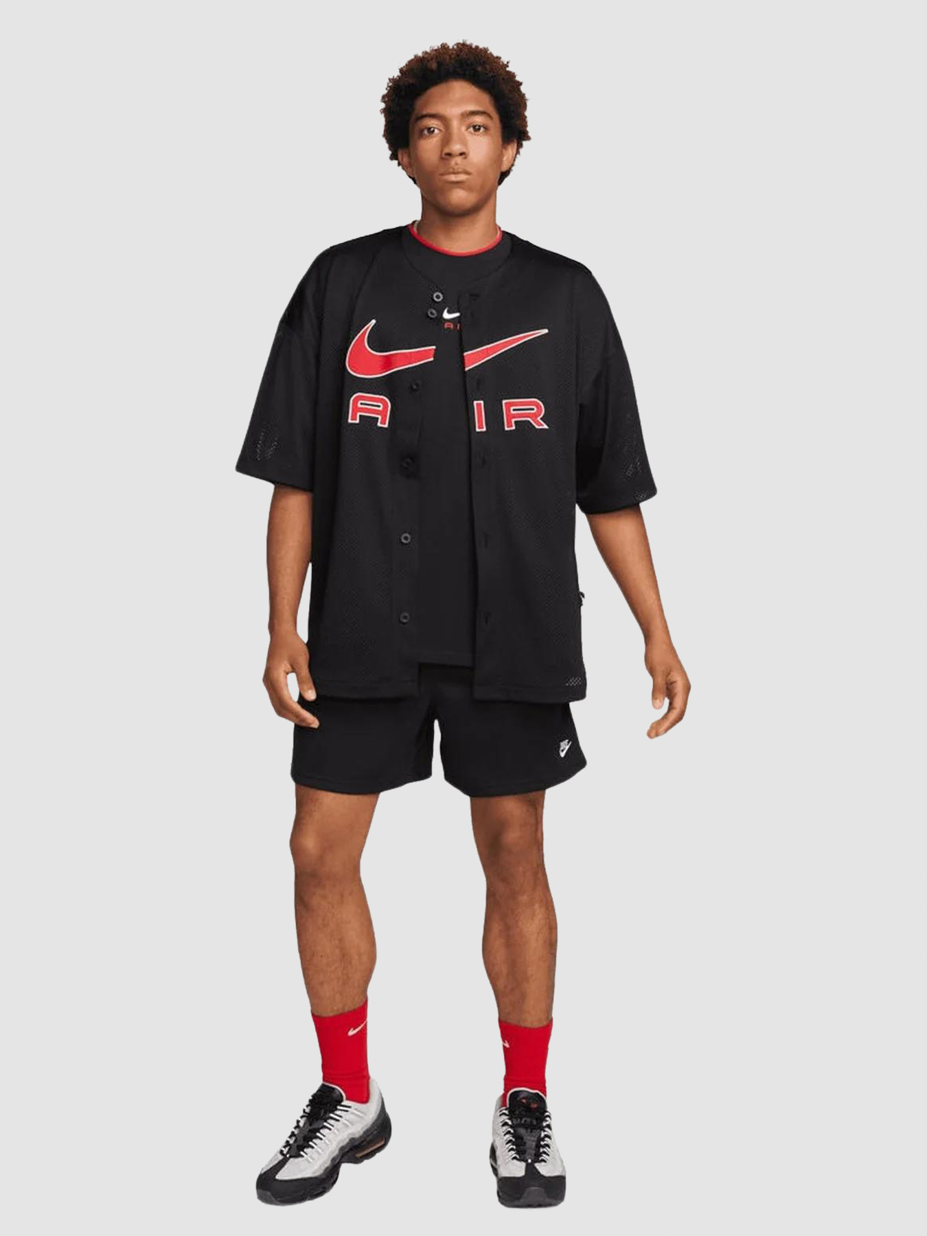 Повсякденні шорти NIKE M Club Flow Mesh модель FN3514-010 Фото