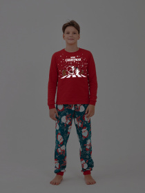 Пижама SMIL Красный 4 модель smil_104764-1-krasnyj-4 Пижама SMIL Красный 4 модель smil_104764-1-krasnyj-4 Фото