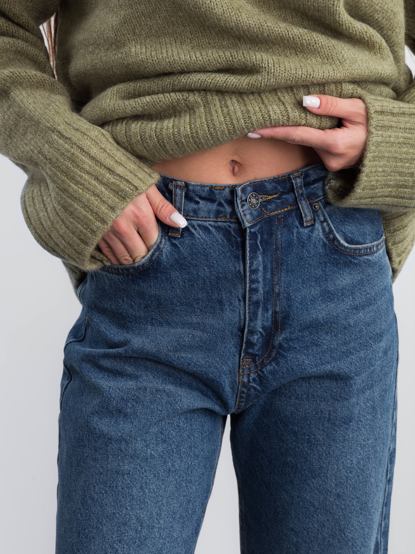 Широкие джинсы Famo модель BR-2478_07 Фото