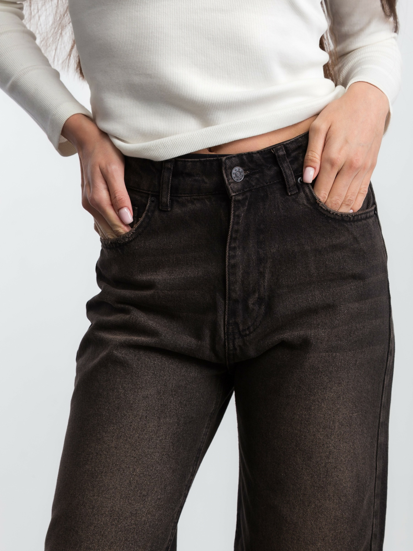 Широкие джинсы Famo модель BR-2478_06 Фото