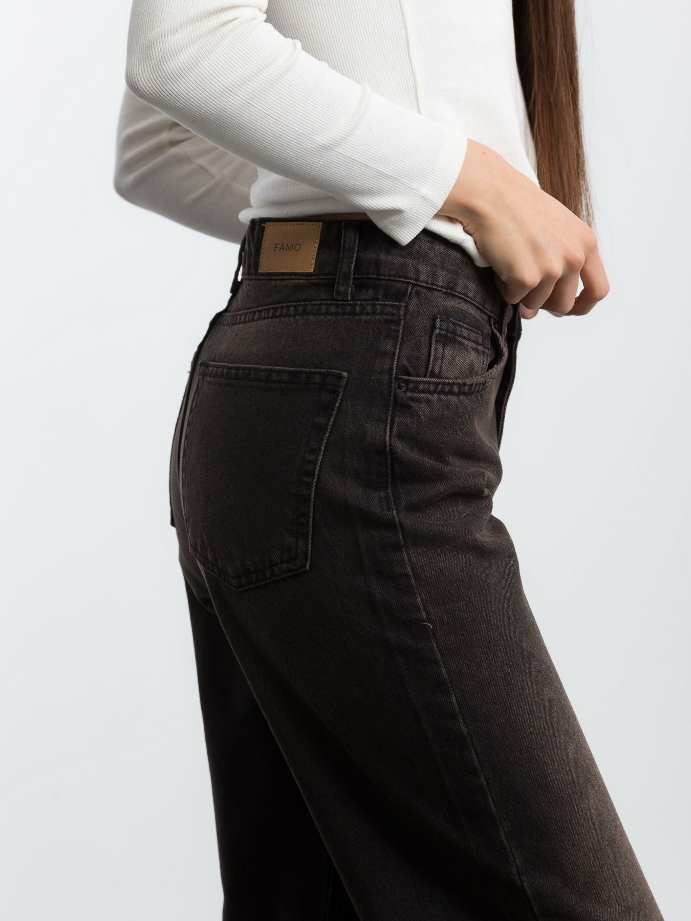 Широкие джинсы Famo модель BR-2478_06 Фото