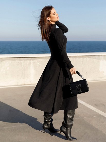 Сукні ISSA Plus модель 12352A_black — фото - INTERTOP