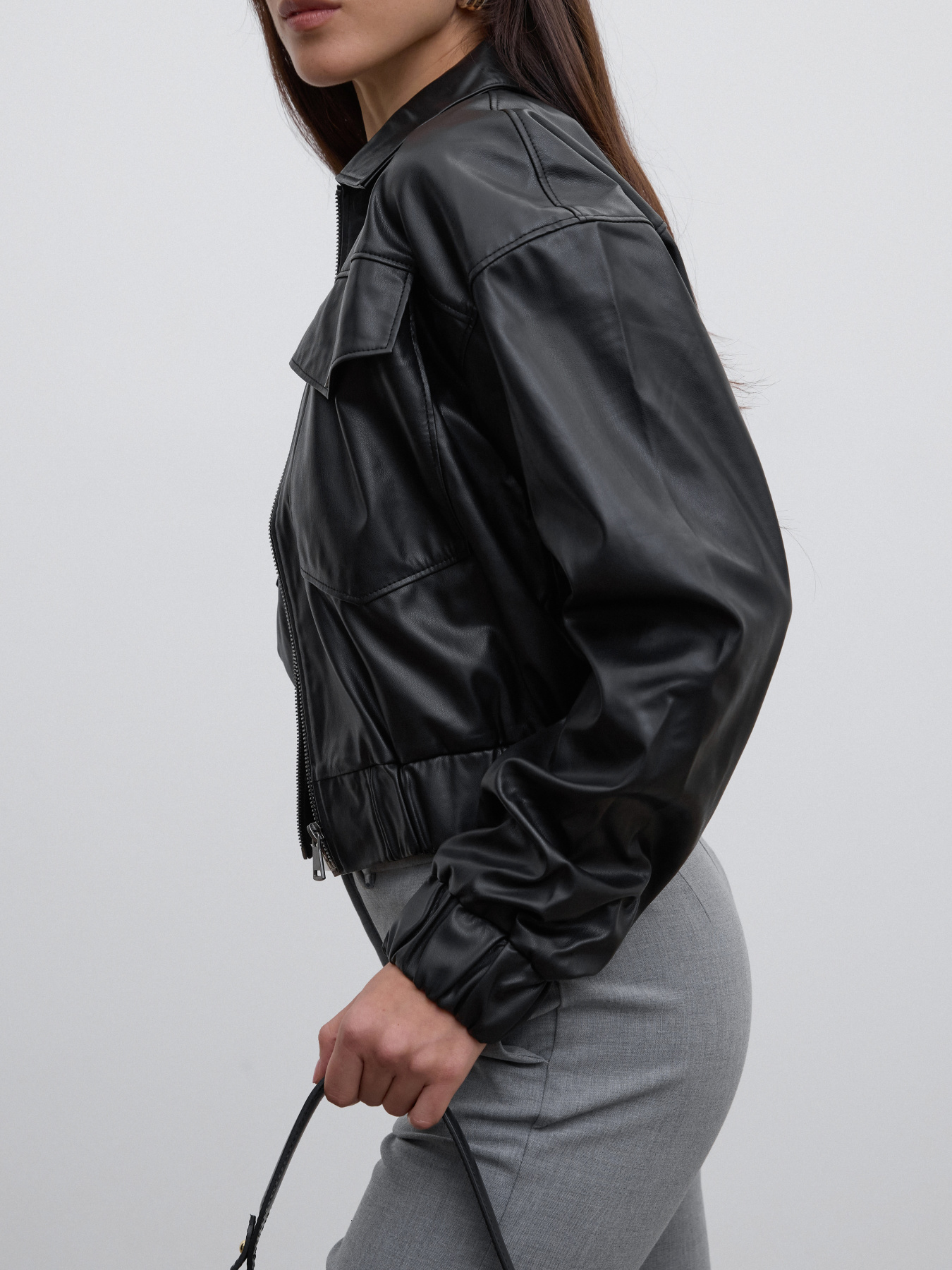 Шкіряна куртка Estro модель 00482-9101 Фото