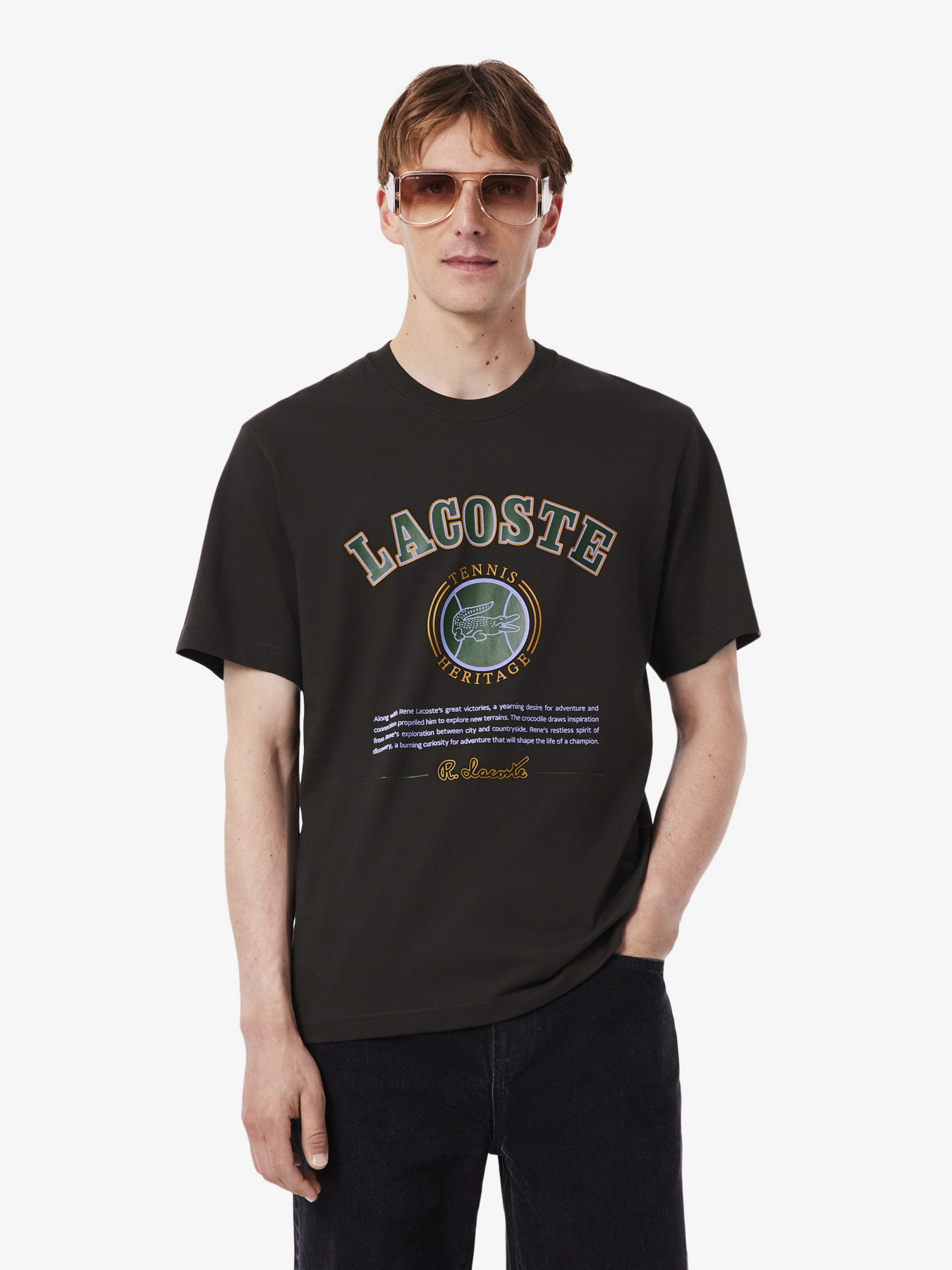 Футболка Lacoste модель TH5910SKB Фото