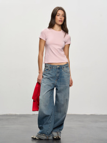 Футболка Роза модель 240239_pink Футболка Роза модель 240239_pink Фото