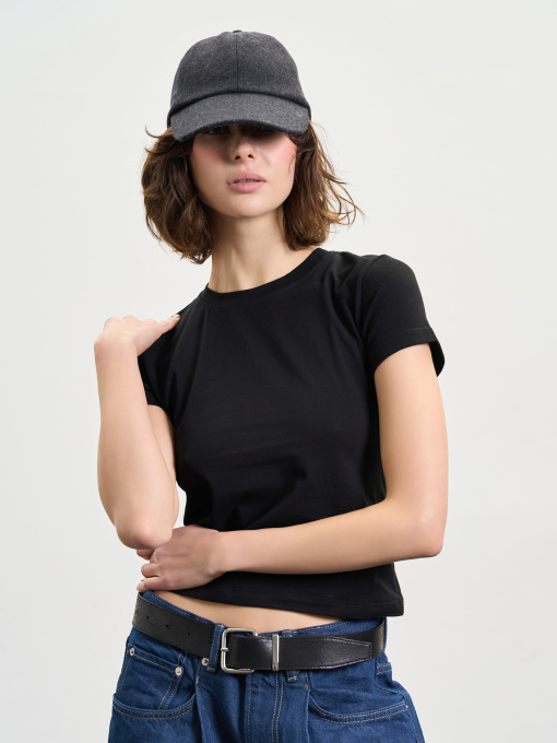 Футболка Роза модель 240239_black Фото