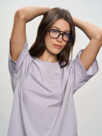 Футболка Роза модель 231105_gray Фото