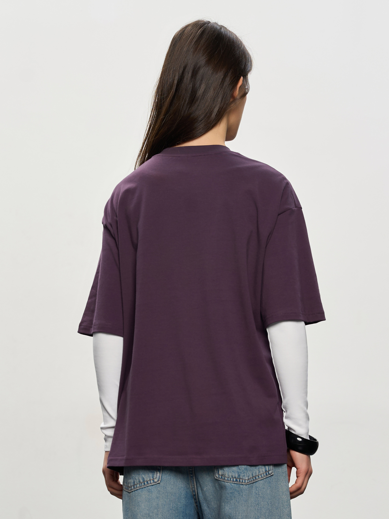 Футболка Роза модель 231105_violet Фото