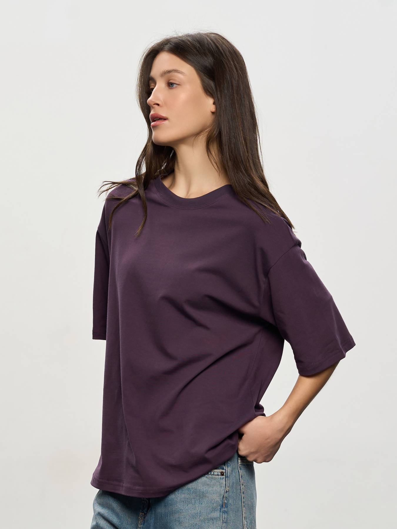 Футболка Роза модель 231105_violet Футболка Роза модель 231105_violet Фото