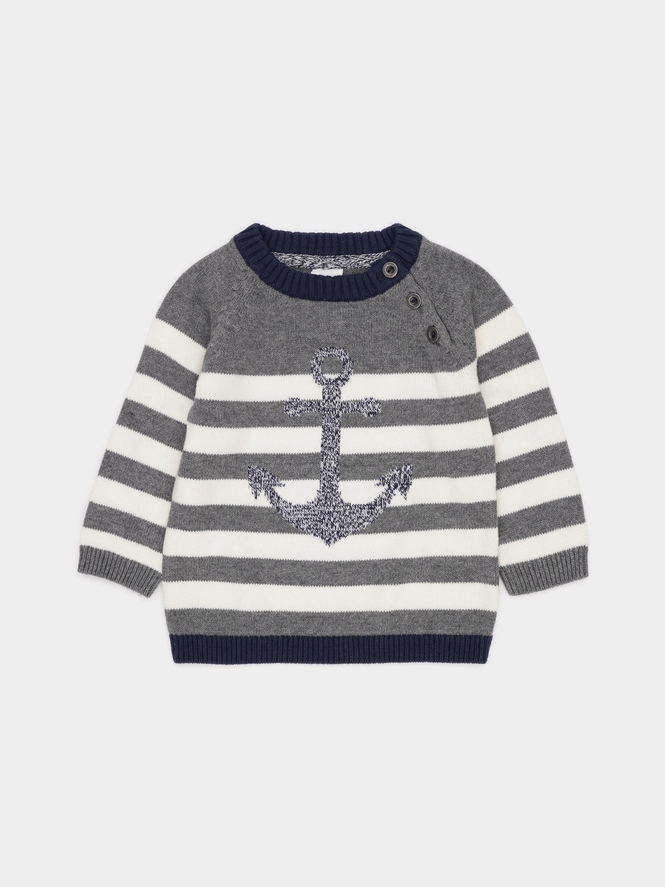 Свитер H&M модель 1002455arl_Комбинированный Фото