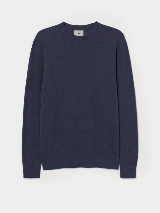 Свитер H&M модель 9444003arl_Темно-синий Фото