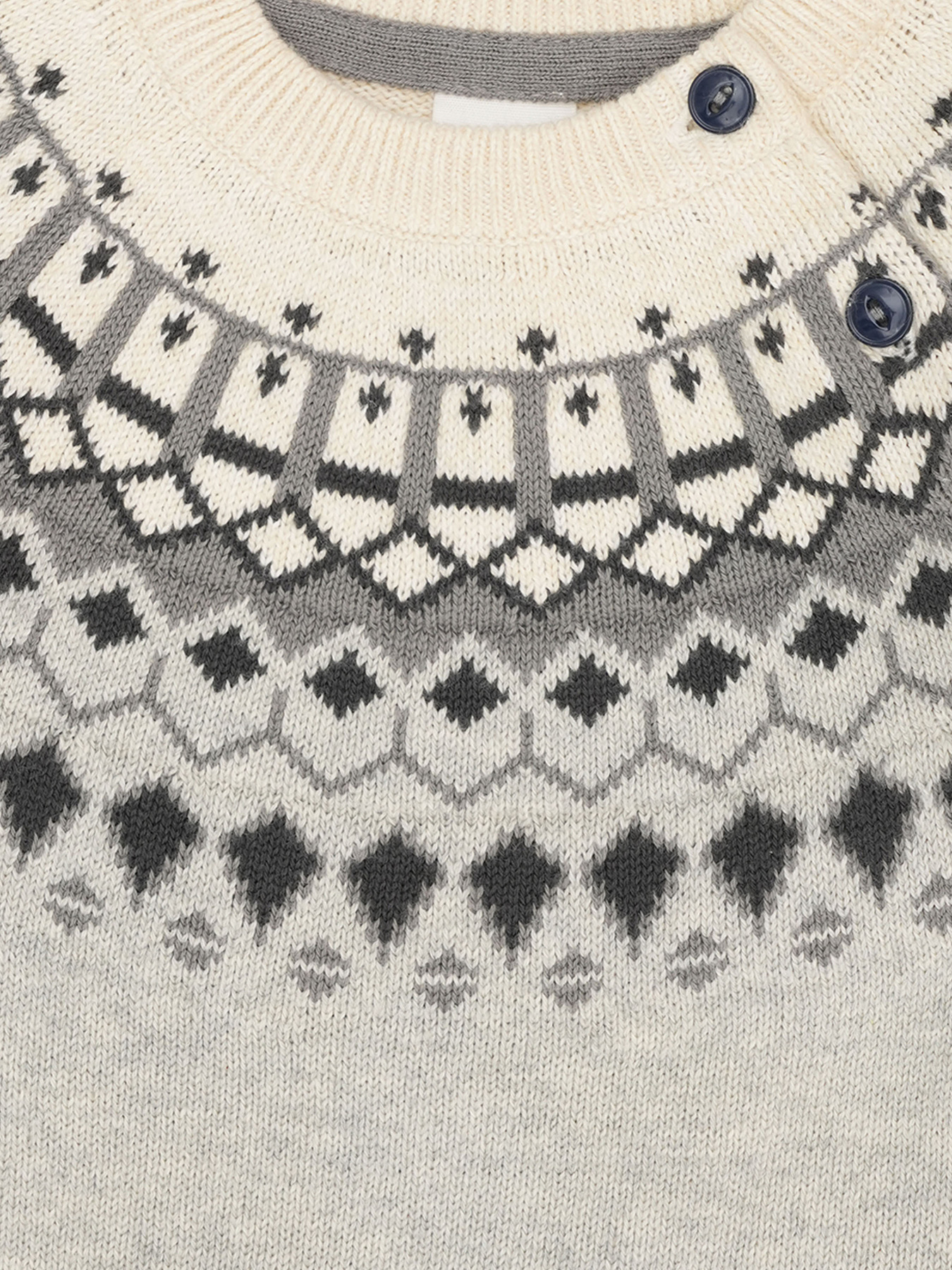 Свитер H&M модель 3001103ral_Серо-бежевый Фото