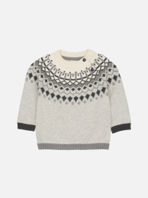 Свитер H&M модель 3001103ral_Серо-бежевый Фото