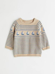 Свитер H&M модель 8909595kwer_Бежевый Фото