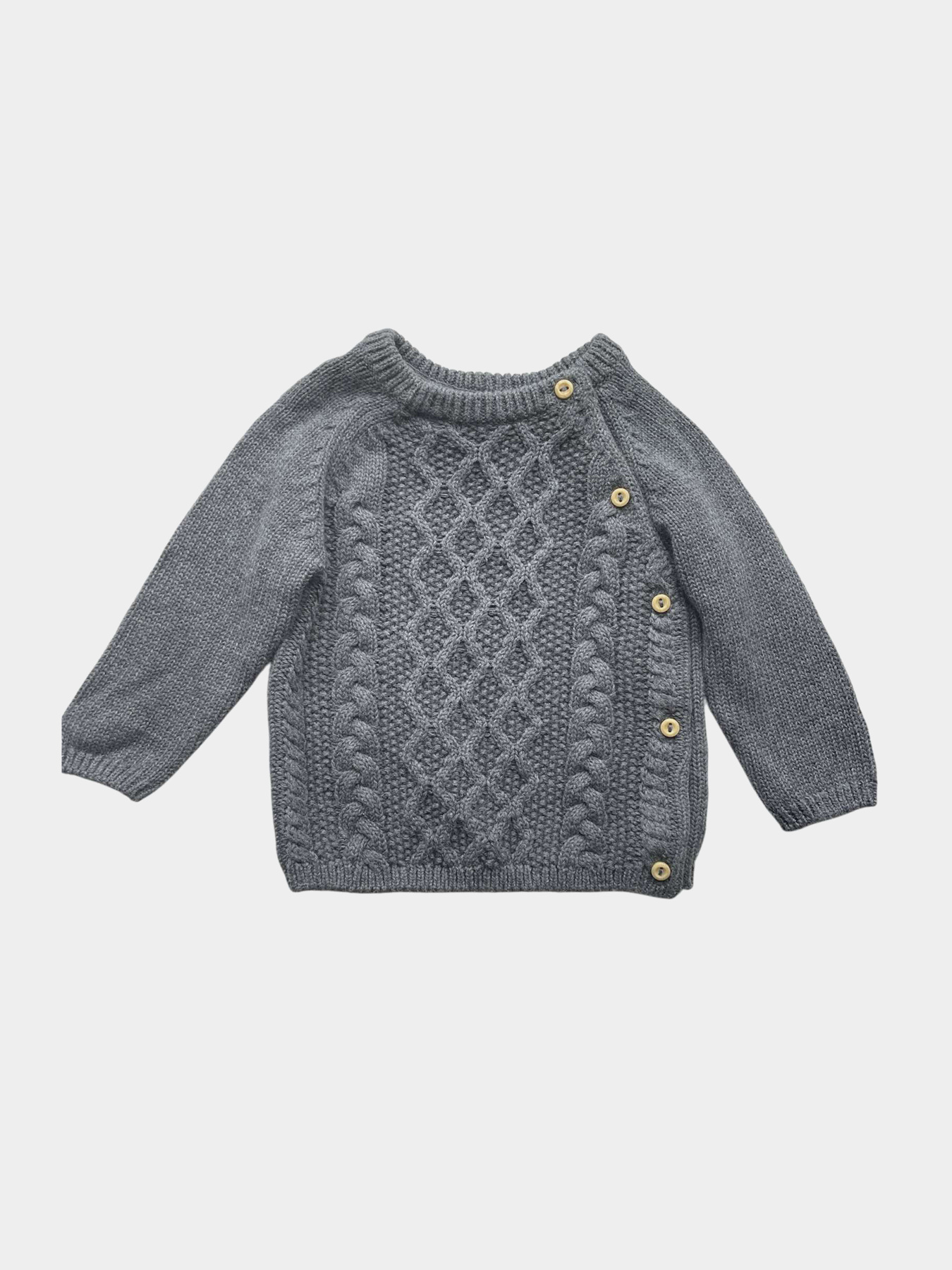 Свитер H&M модель 1465521kwer_Серый Фото