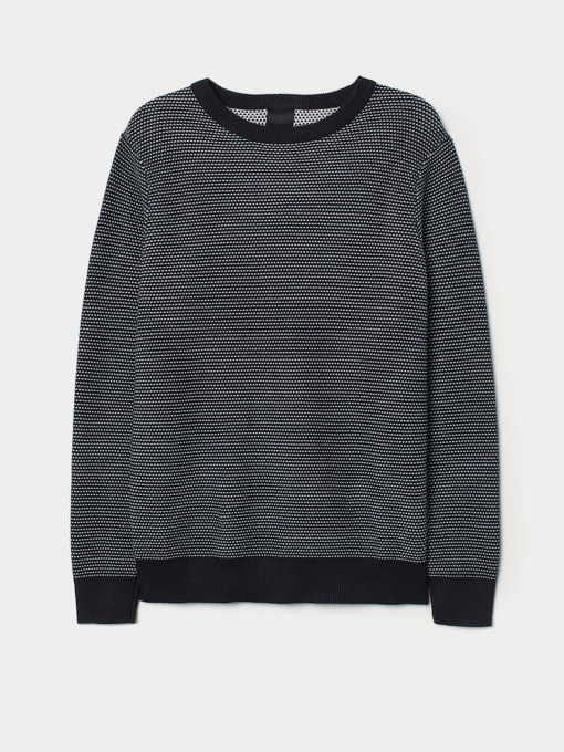 Свитер H&M модель 7083469wer_Сине-белый Фото