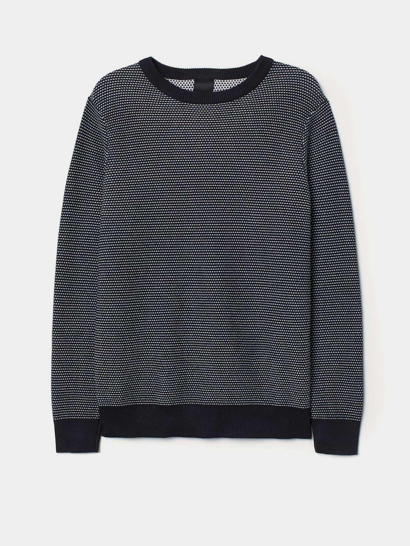 Светр H&M модель 7083469wer_Сине-белый Светр H&M модель 7083469wer_Сине-белый Фото