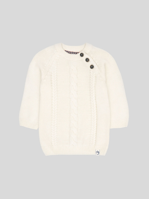 Свитер H&M модель 3001113ral_Молочный Фото