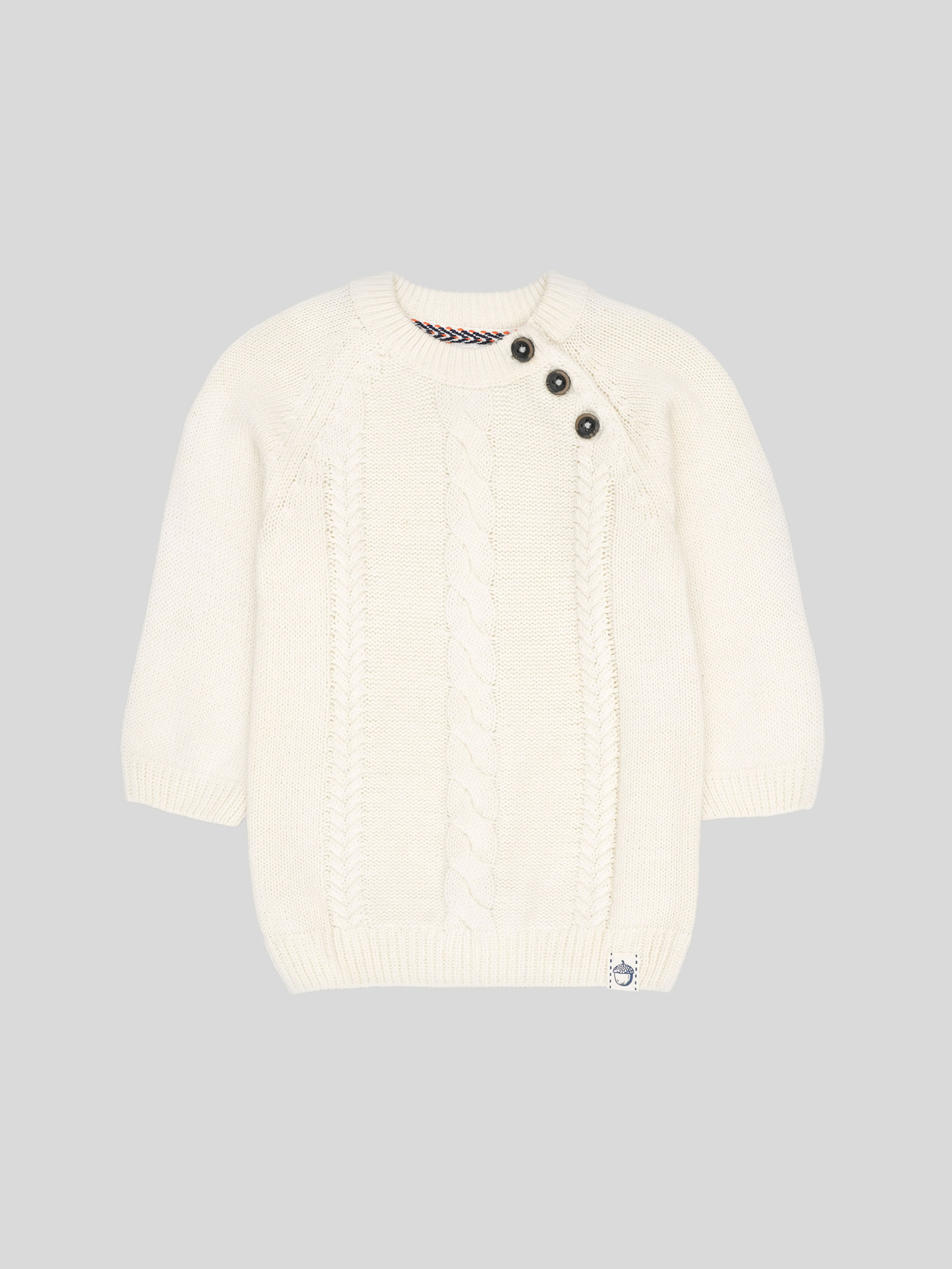 Свитер H&M модель 3001113ral_Молочный Свитер H&M модель 3001113ral_Молочный Фото