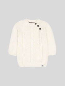 Свитер H&M модель 3001113ral_Молочный Свитер H&M модель 3001113ral_Молочный Фото