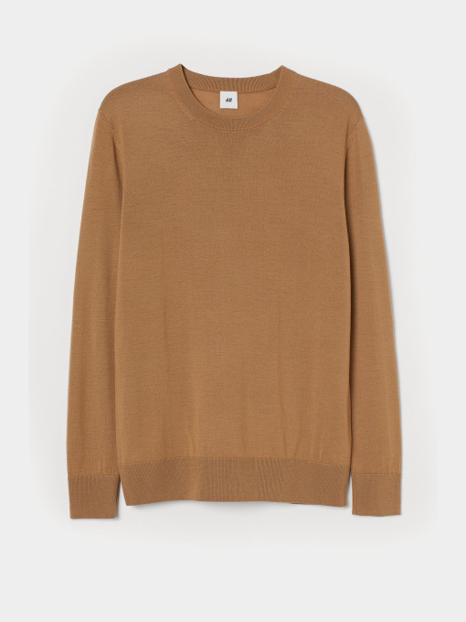 Свитер H&M модель 8636442wer_Светло-коричневый Фото