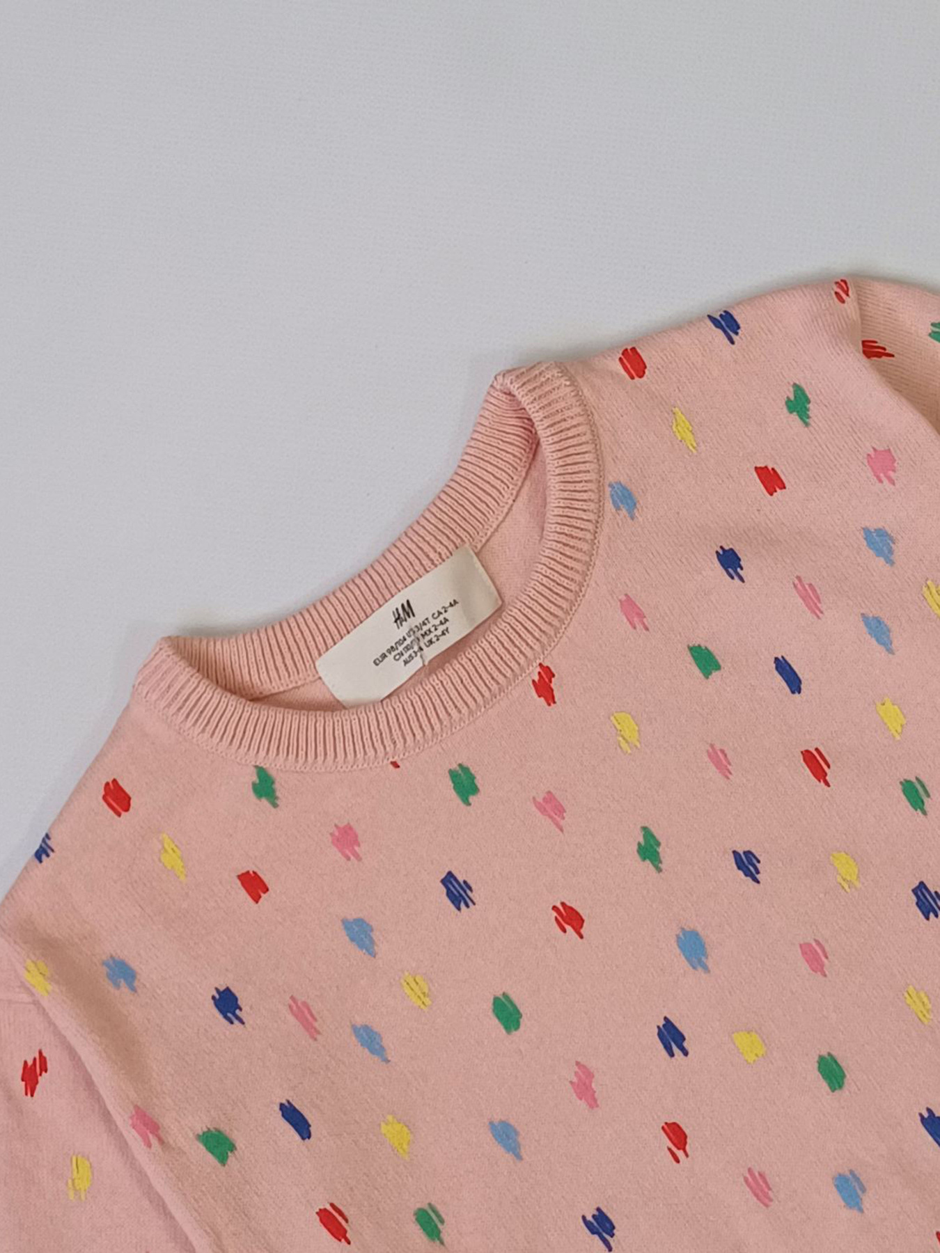 Светр H&M модель 5263981kwer_Светло-розовый Фото