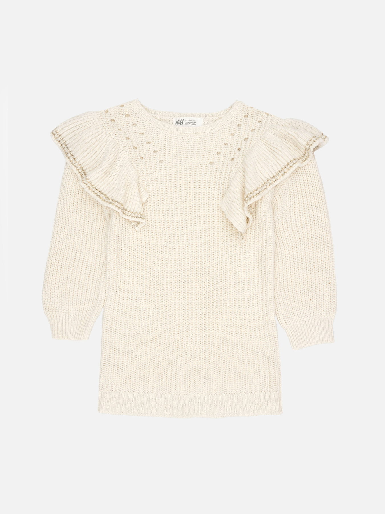 Джемпер H&M модель 3001101ral_Светло-бежевый Джемпер H&M модель 3001101ral_Светло-бежевый Фото