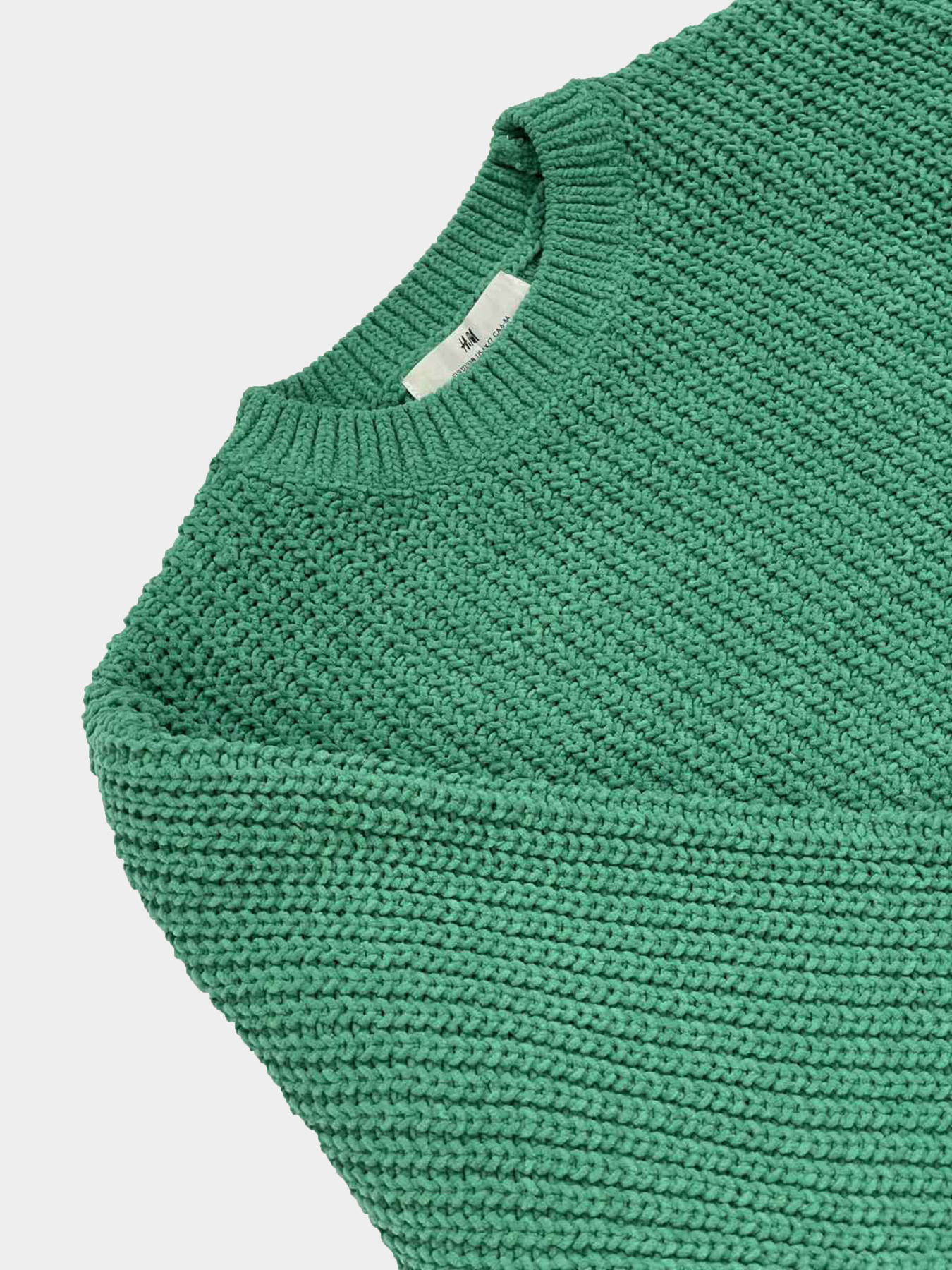 Свитер H&M модель 1245987kwer_Зеленый Фото