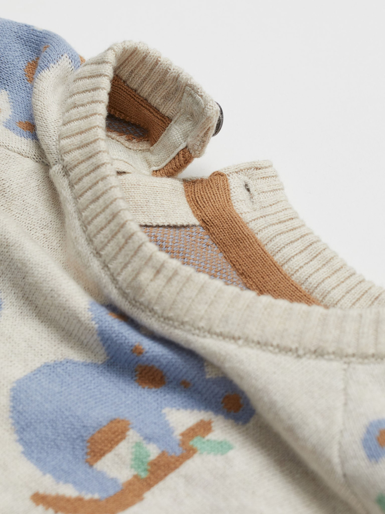 Свитер H&M модель 8200481kwer_Светло-бежевый Фото