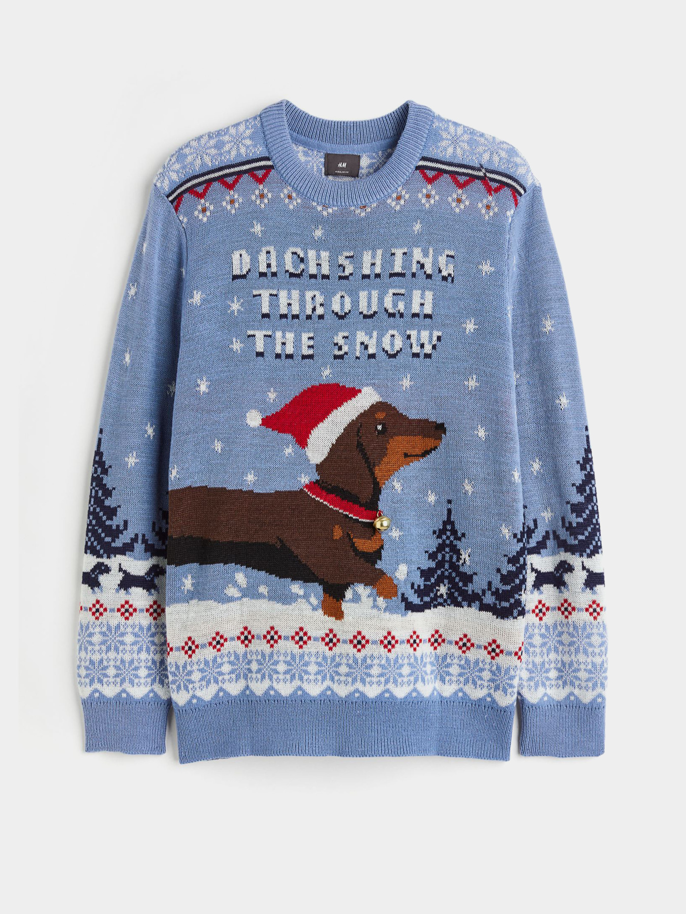 Свитер H&M модель 1108492wer _Голубой Фото