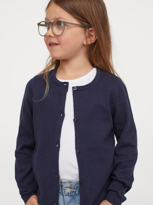 Кардиган H&M модель 8136092kwer_Темно-синий Фото