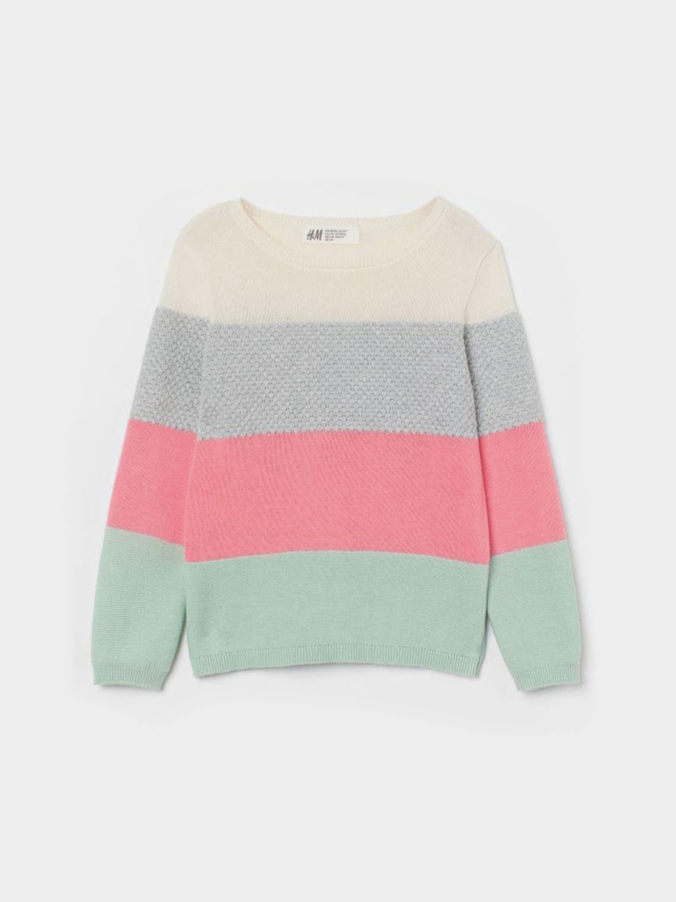 Свитер H&M модель 3647981kwer_Комбинированный Фото