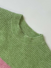 Свитер H&M модель 1290672kwer_Розово-зеленый Фото