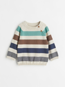 Свитер H&M модель 9129856kwer_Комбинированный Фото