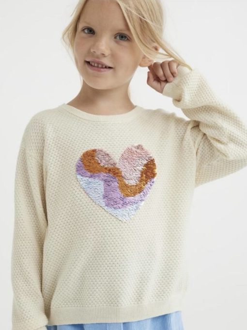 Свитер H&M модель 9263346kwer_Молочный Фото