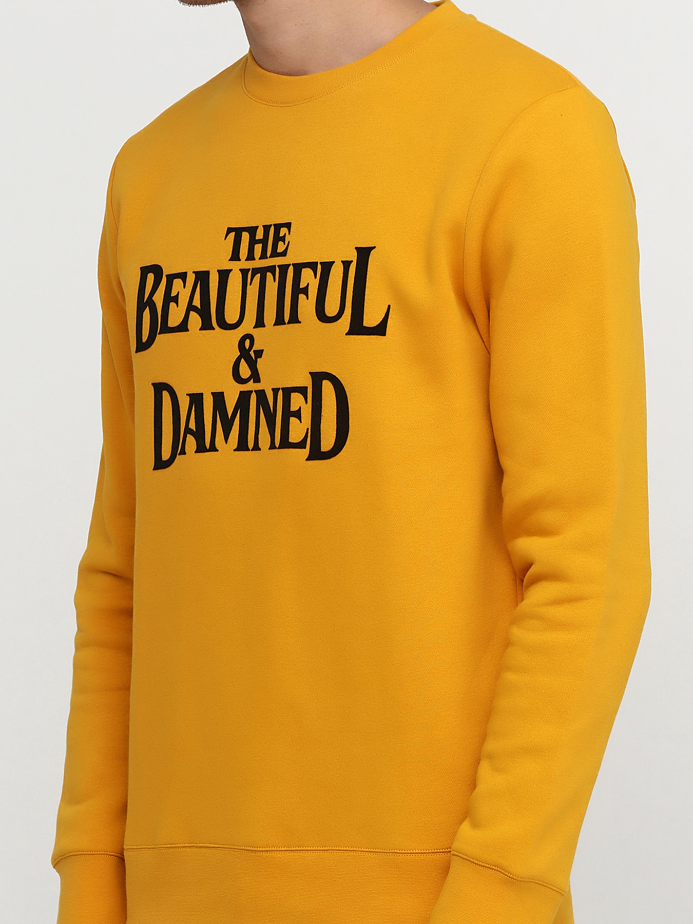 Свитшот H&M модель 6233367RP2_горчичный Фото