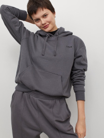 Худи H&M модель 7156242dm_Темно-серый Фото