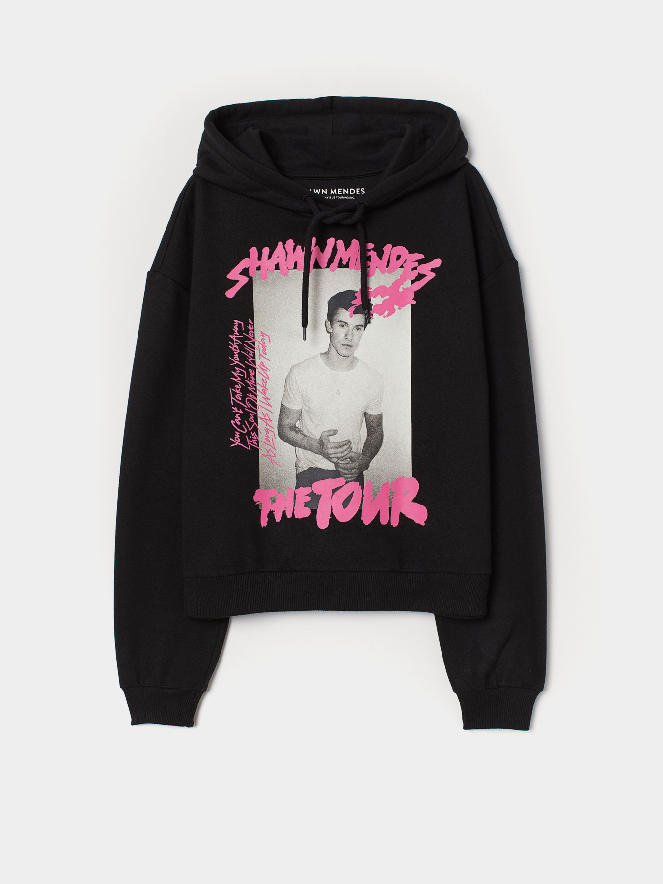 Худі H&M модель 8166821sm_черный с принтом Фото