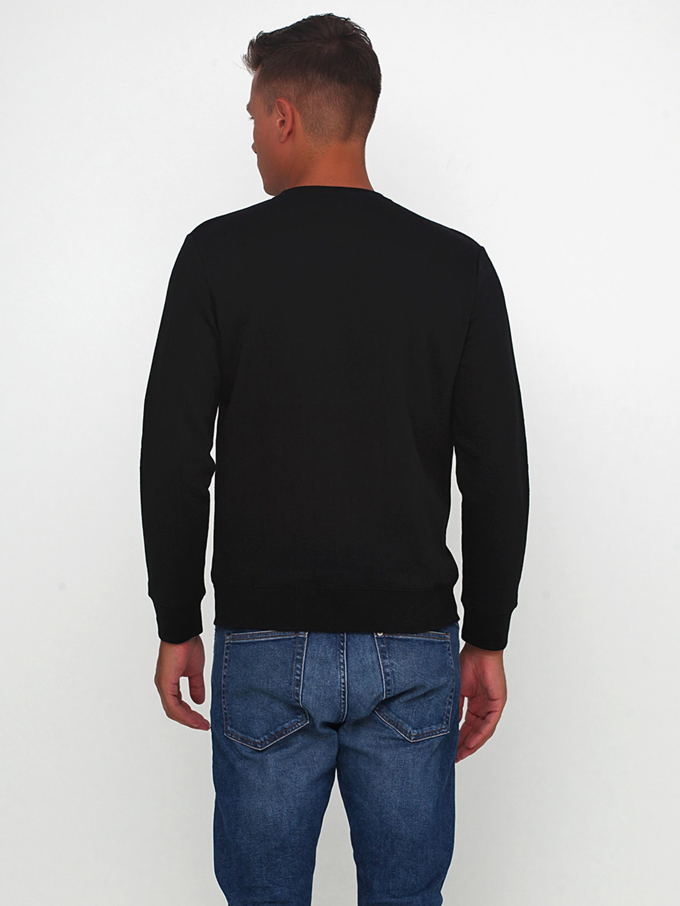 Свитшот H&M модель 6233367RP2_черный Фото