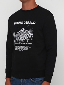 Світшот H&M модель 6233367RP2_черный Фото