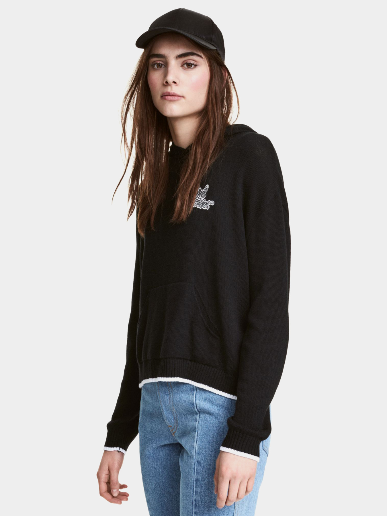 Худи H&M модель 4485625RP6_черный Фото