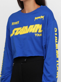 Світшот H&M модель 5379786RP6_синий принт Фото