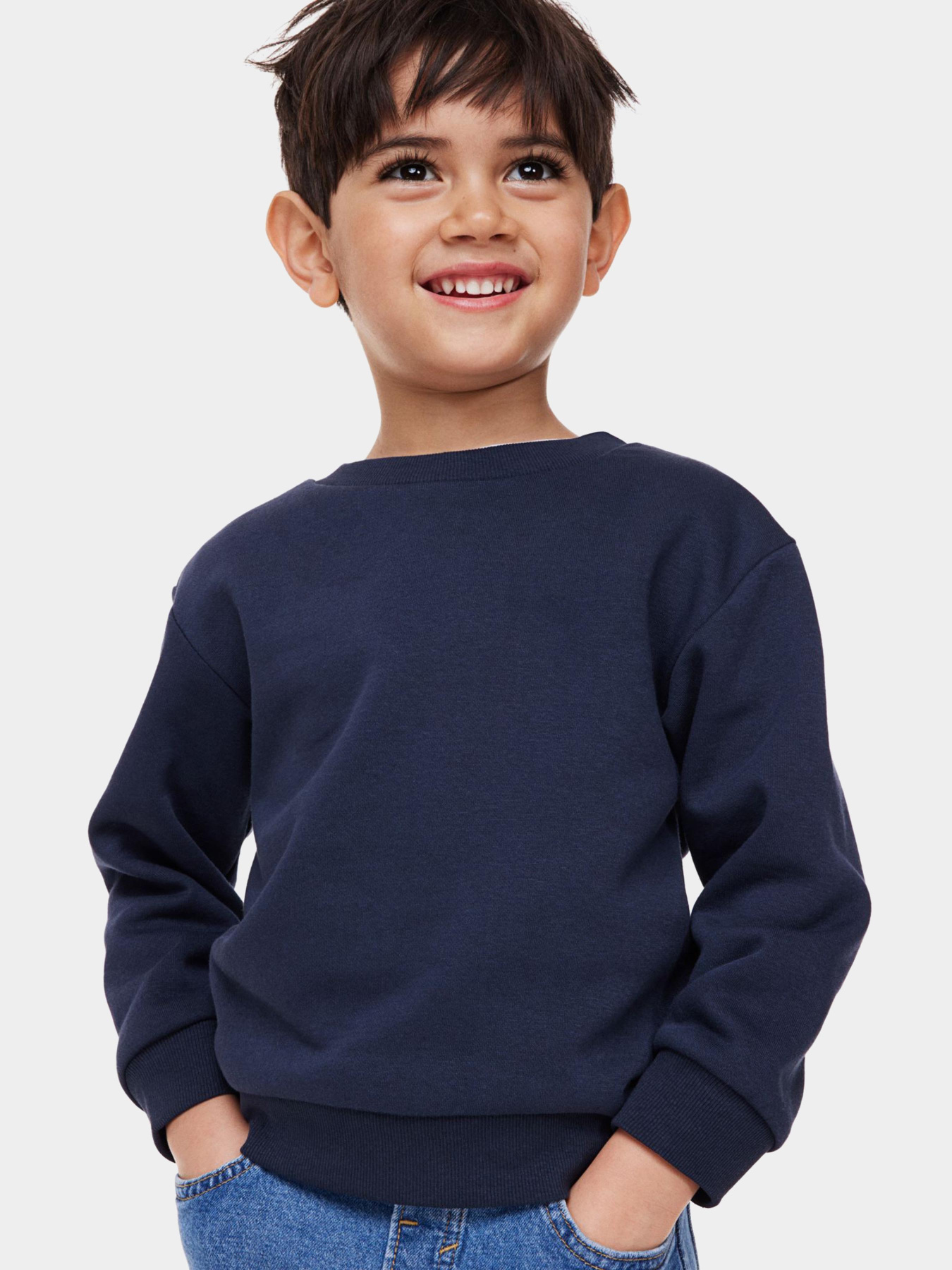 Світшот H&M модель 1022909arl_Темно-синий Фото