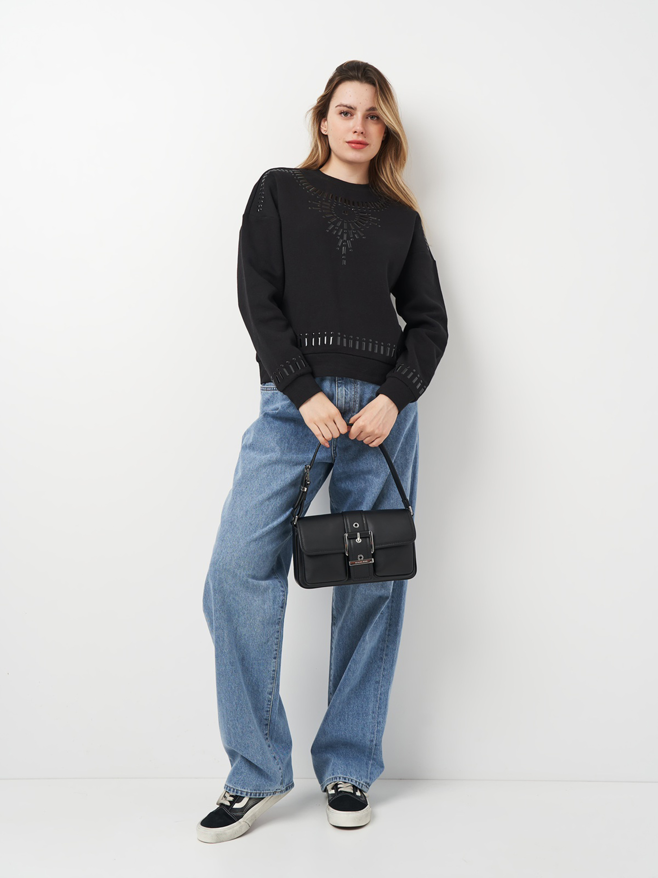 Свитшот H&M модель 2001103ral_Черный Фото