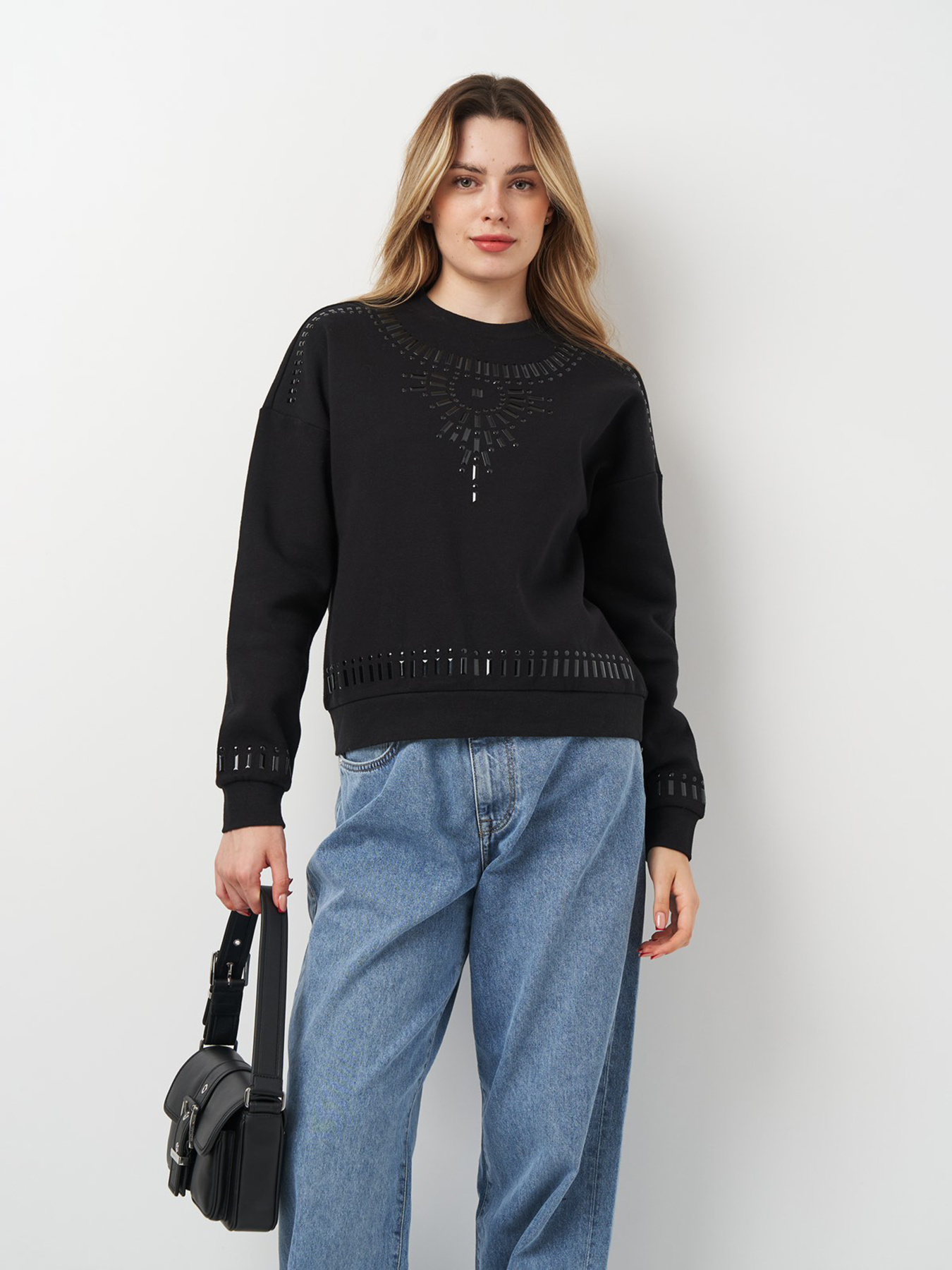 Світшот H&M модель 2001103ral_Черный Фото