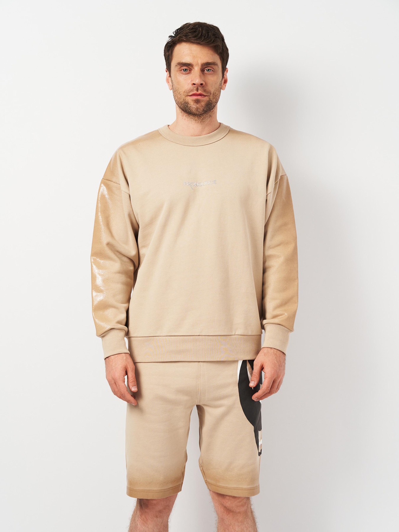 Світшот H&M модель 2001105ral_Бежевый Фото