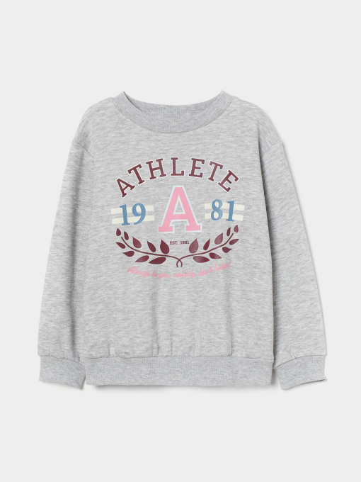 Свитшот H&M модель 8705182ral_Светло-серый Фото