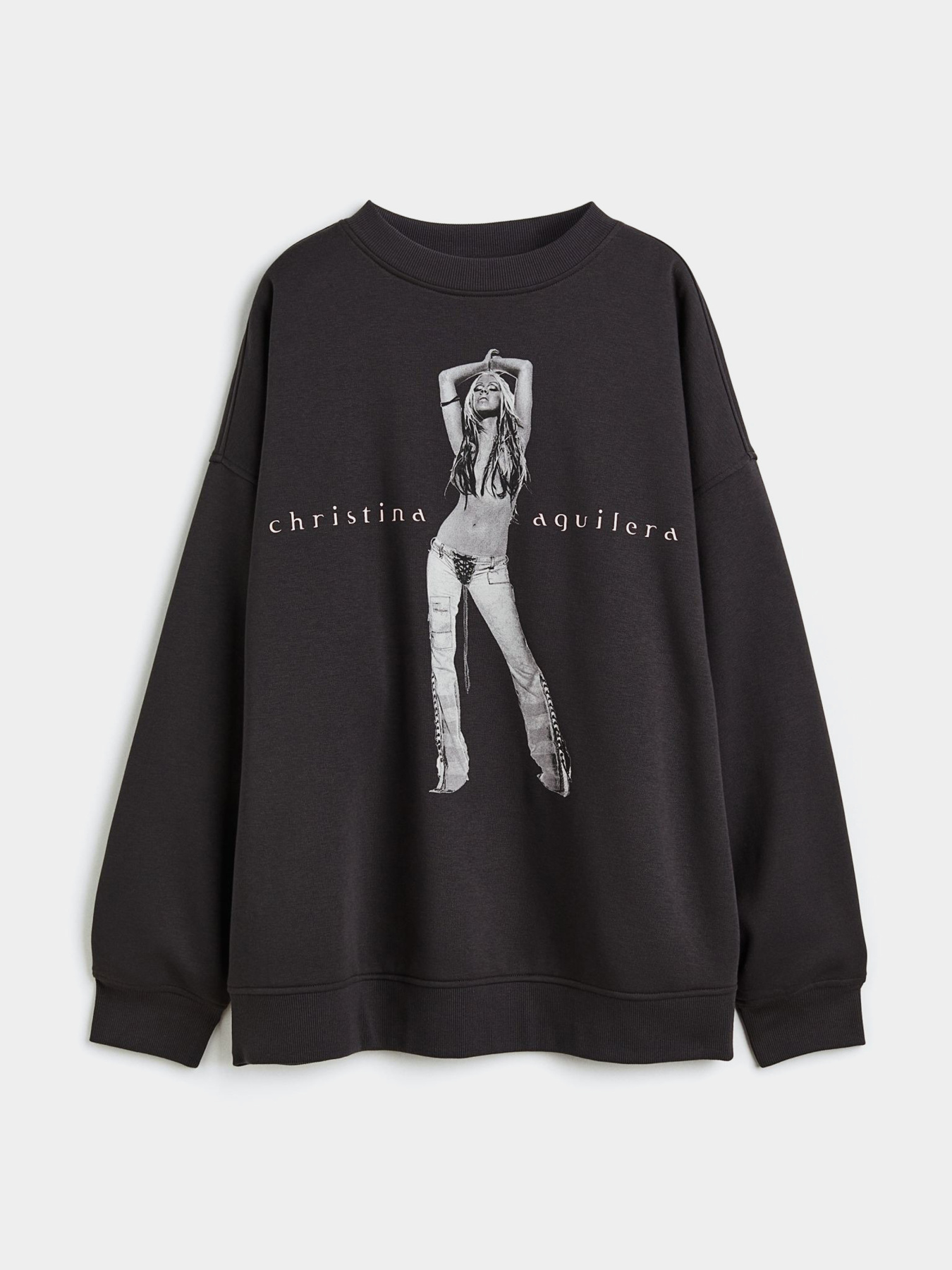 Свитшот H&M модель 1127637wer_Темно-серый Фото